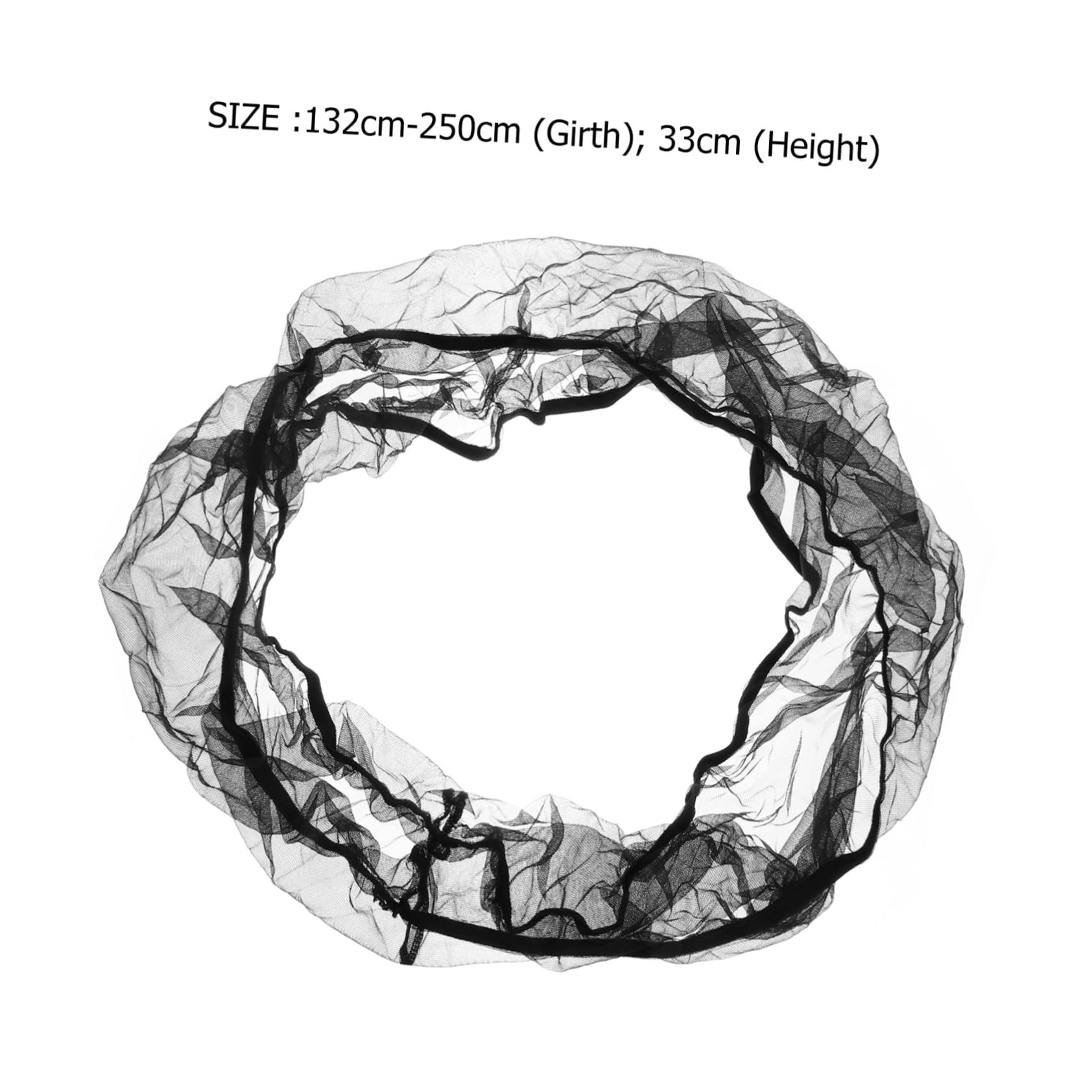 HANABASS Black Mesh Bird Cage Cover Durable Protective Net for Bird Cages Bird Shell for Enhanced Comfort and Privacy for Indoor and Outdoor Use