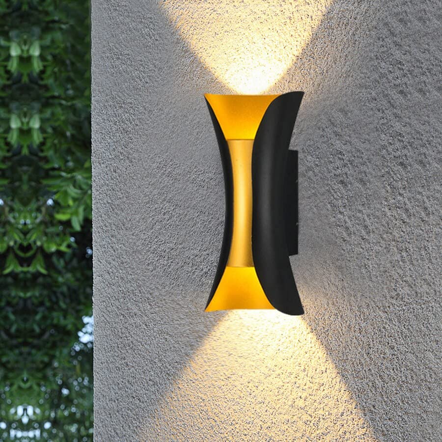 Groeien 10 Watt Waterproof Led Modern Wall Lamp Decorative Garden Lights Up And Down Outdoor Wall Light (Pack Of 1)(Aluminium)-image-10
