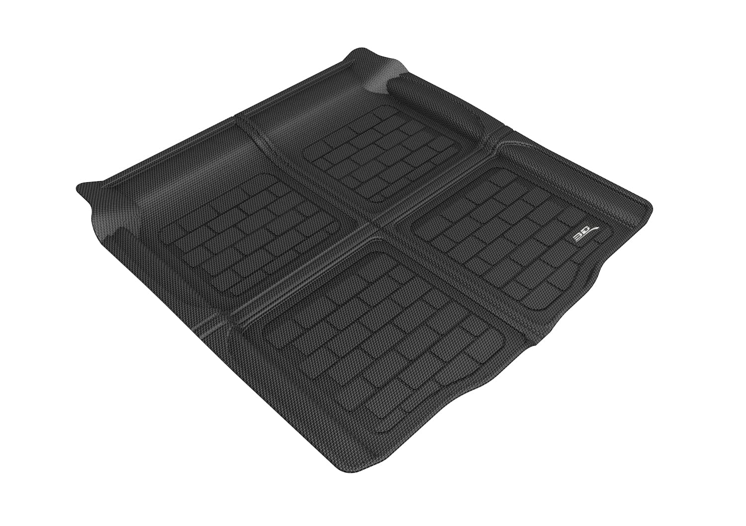 3D MAXpider Custom Fit Kagu Cross Fold Cargo Liner (Black) Compatible with BMW 3 Series Sedan (G20) Without Spare Tire 2019-2026 (Not Fit Hybrid)