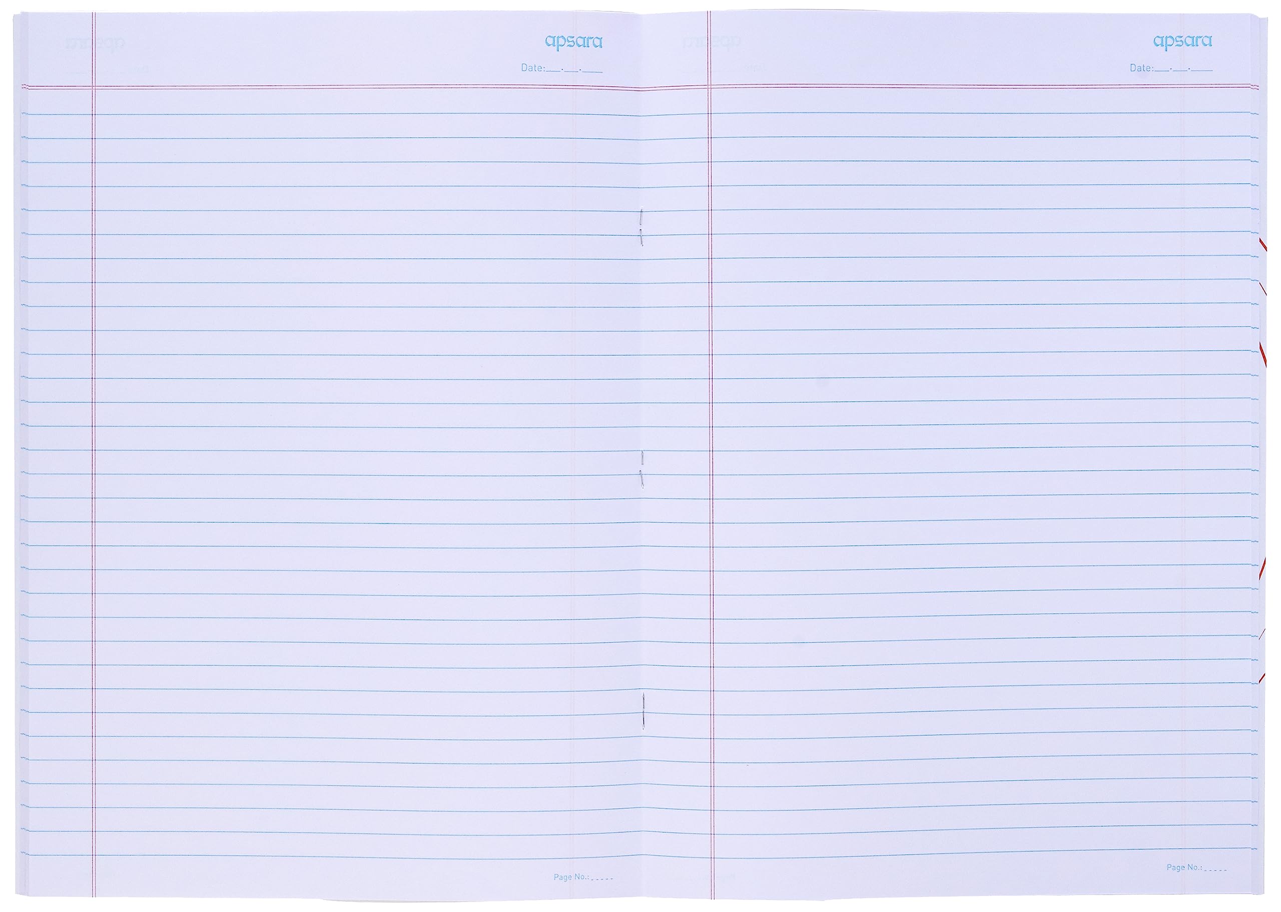 Apsara Longbook A4, 29,7 x 21 pagine, 96 righe singole