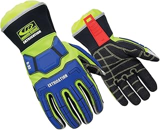 Ringers Gloves R-33 Extrication Gloves, Cut-Resistant Gloves with KevLoc Grip, Medium, Multi