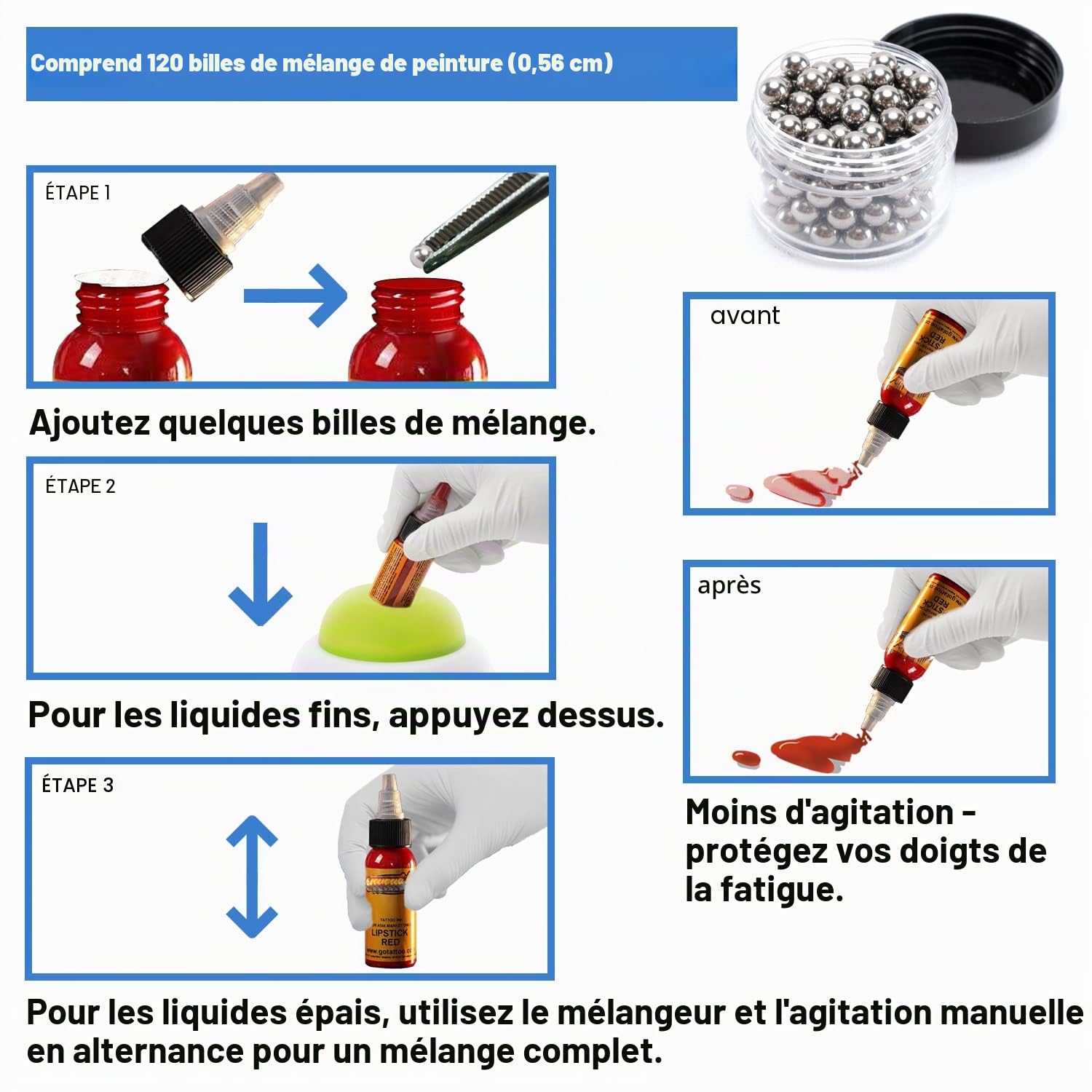 ONiLAB Mini mélangeur Vortex avec fonction tactile, mélange de vernis à ongles, encre de tatouage, adhésifs pour cils et peintures acryliques, pour tubes de centrifugeuse et tubes à essai, vert