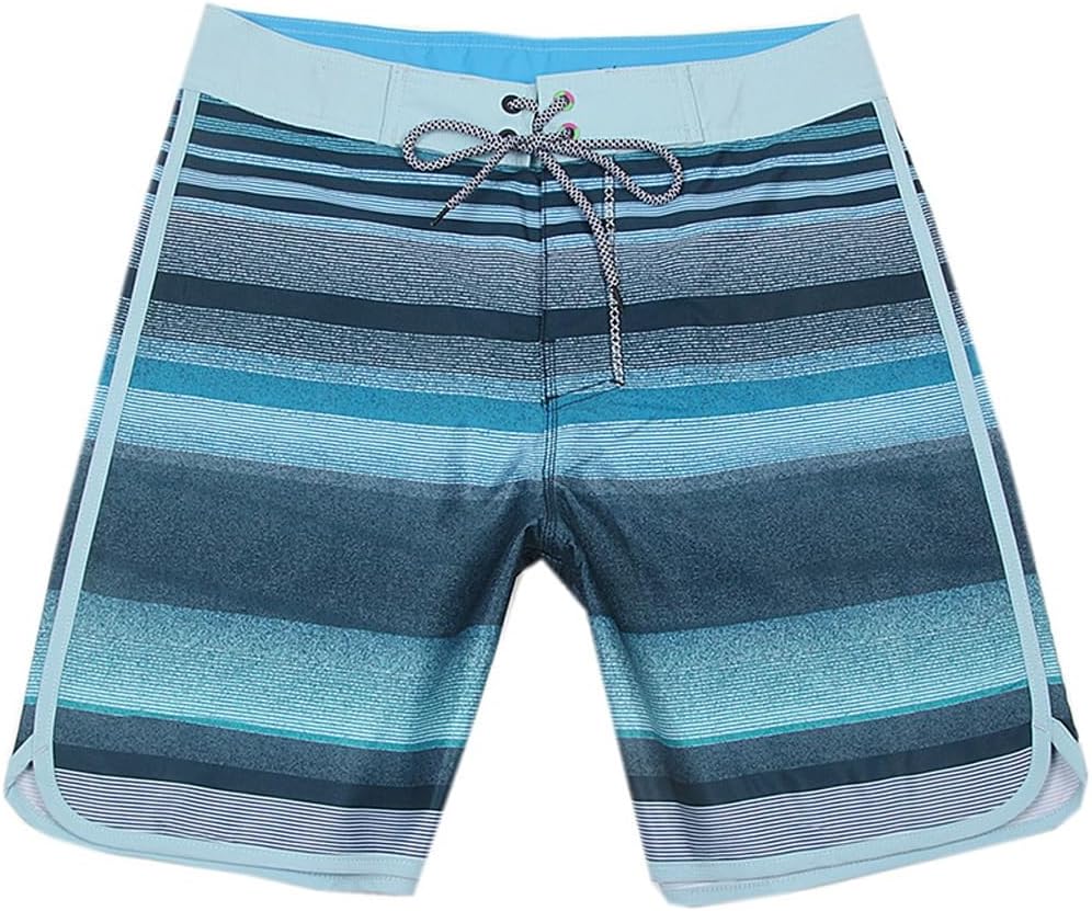 HBJWOV Men's Surf Beach Pants Elastic Shorts Flower Holiday Travel Casual Beach Pants