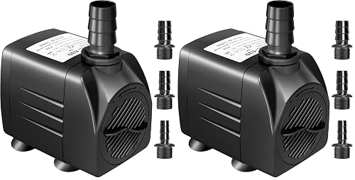 GROWNEER 550GPH Submersible Pump 30W Fountain Water Pump, 2000L/H, with