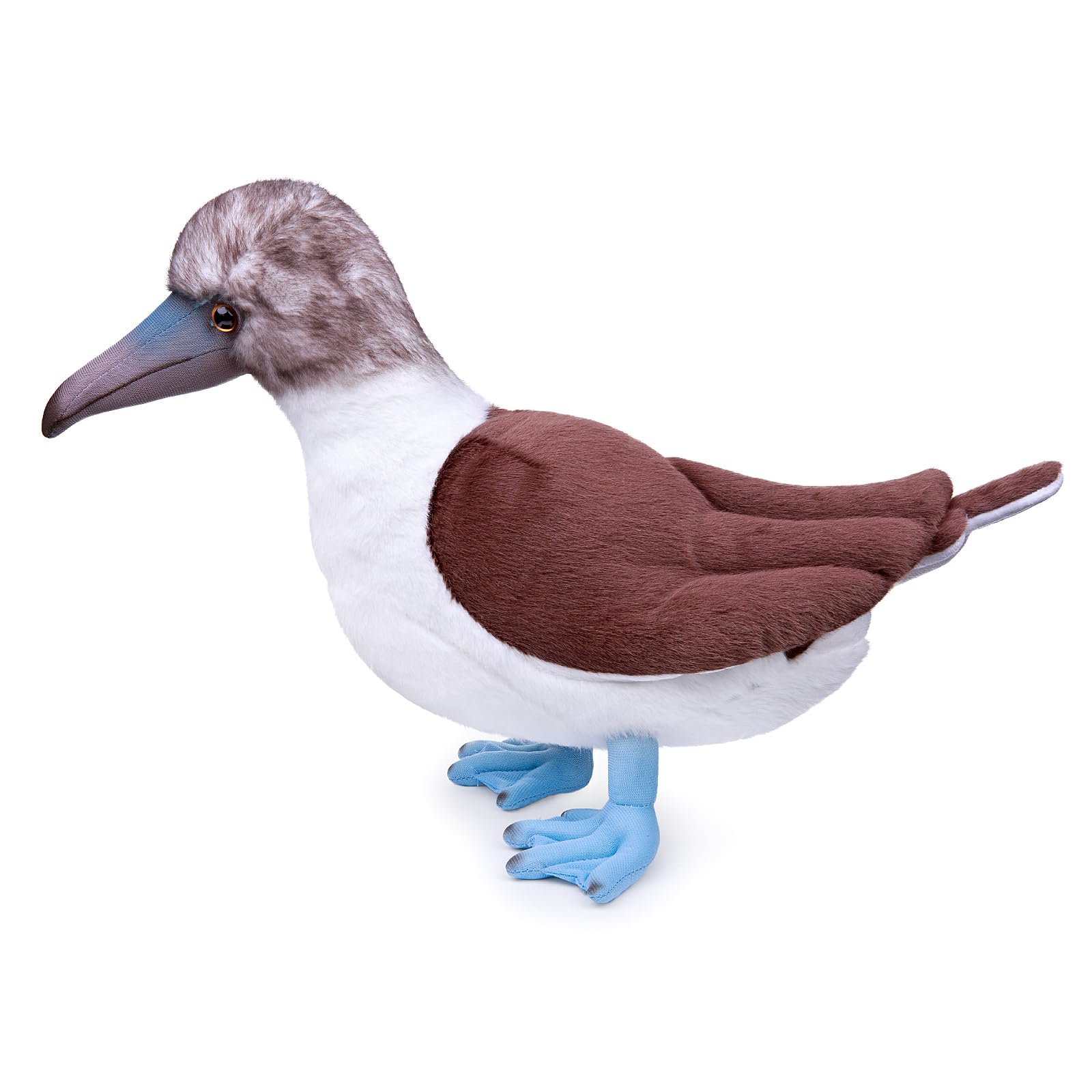 lilizzhoumax Simulation Blue-footed Booby Plush Toy 26cm/10”, Cute Realistic Stuffed Animal Bird Plush Toy - Image 2