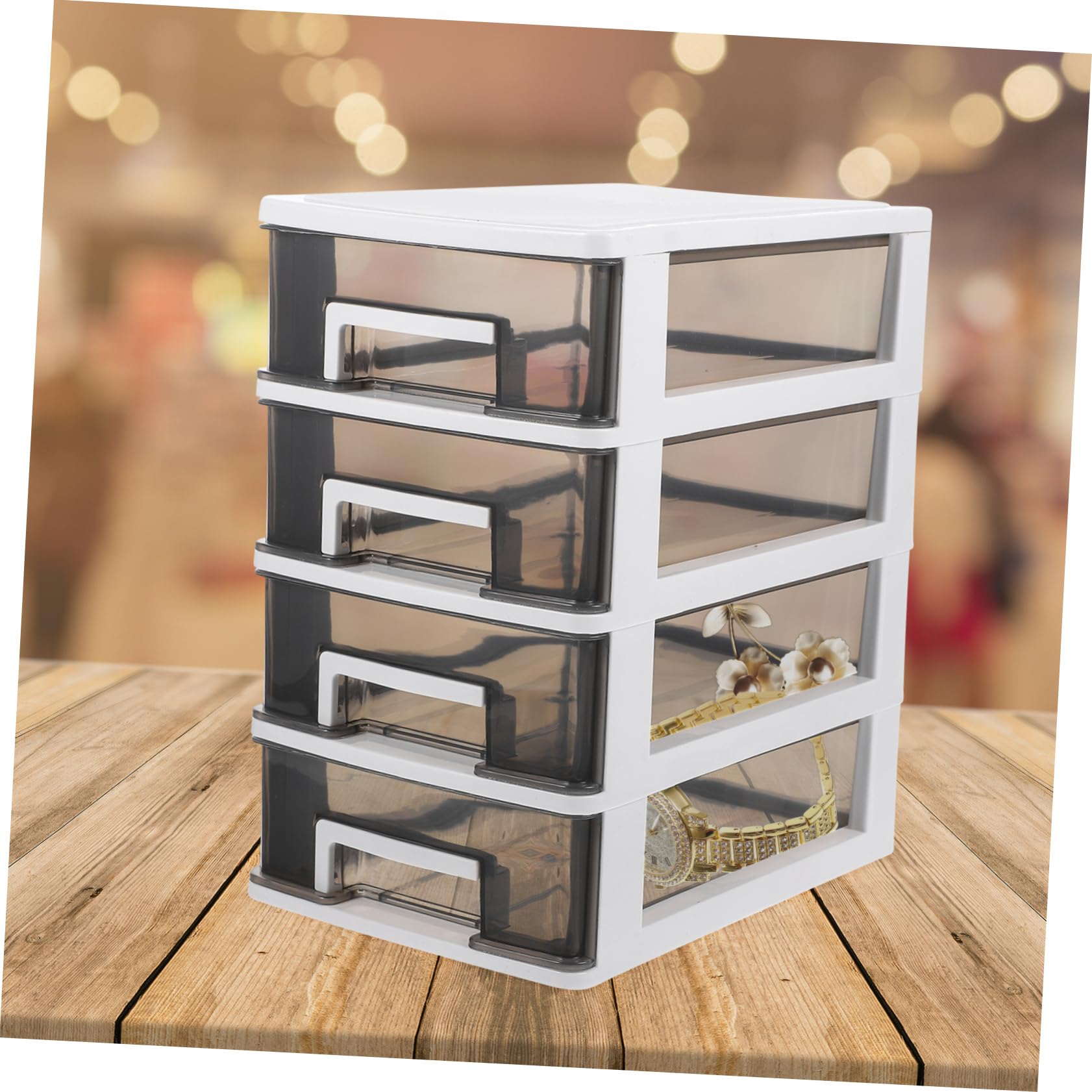 Organizador de Cajones de Pp, Caja Apilable para Cosméticos y Escritorio, Diseño Moderno y Práctico