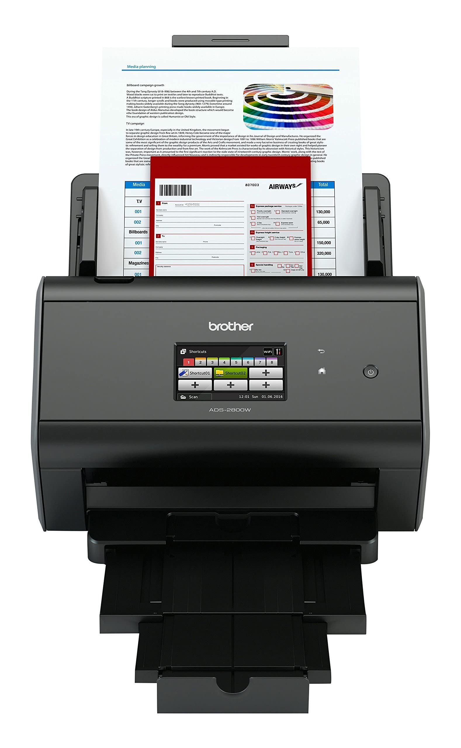 Brother ADS-2800W Touch Screen Desktop Office Scanner : Amazon.ca