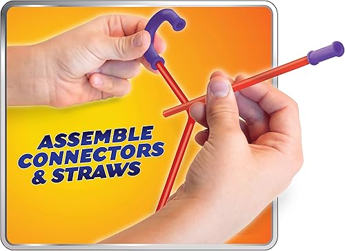 Miniatura 2 de Geospace Pump Rocket Micro Straw Shotz - Conjunto modular de construcción de cohetes accionados por aire