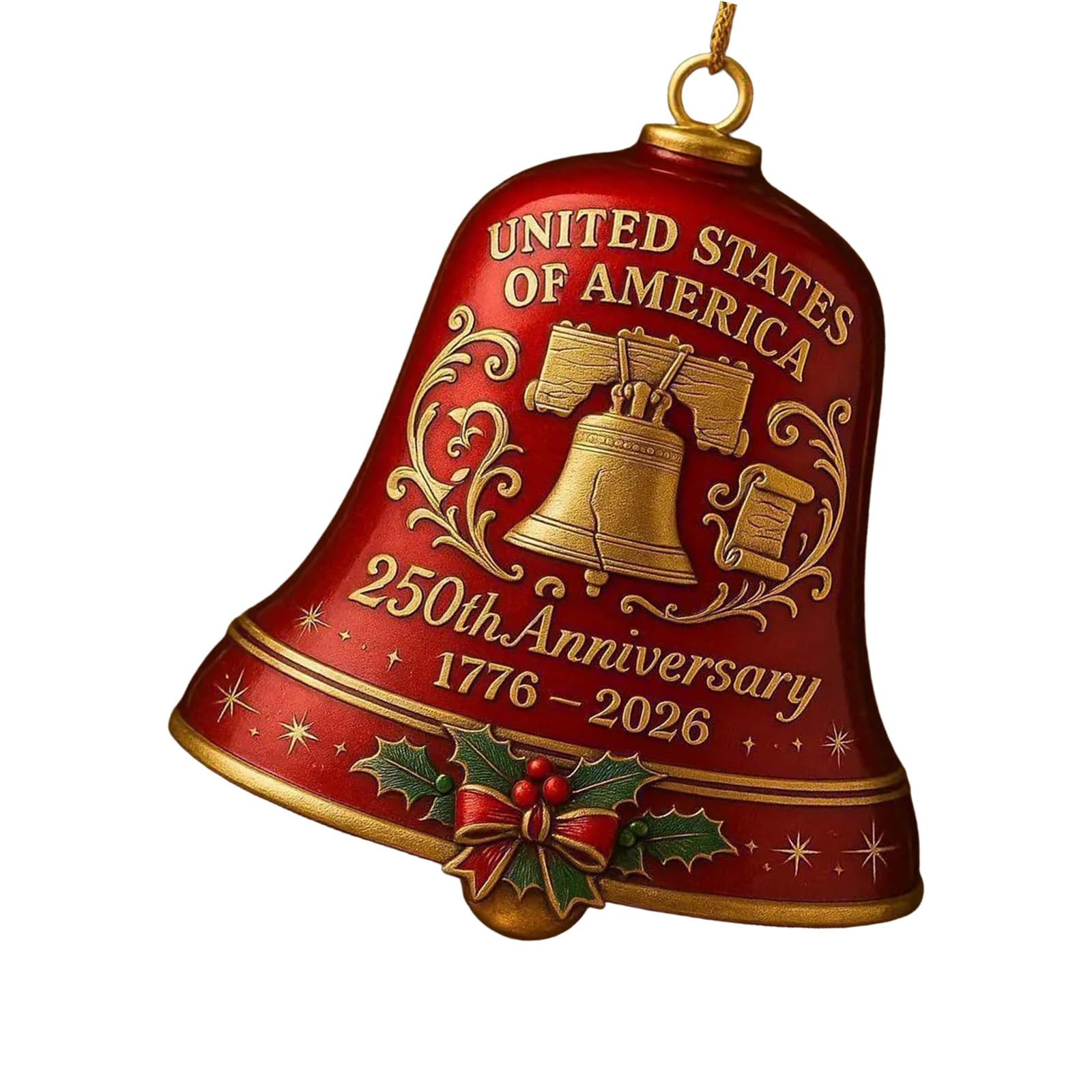 Handcrafted Engraved Metal Christmas Bells Ornament Festival Tree Decorations for Collectors Commemorative Keepsakes Christmas Metal Bells