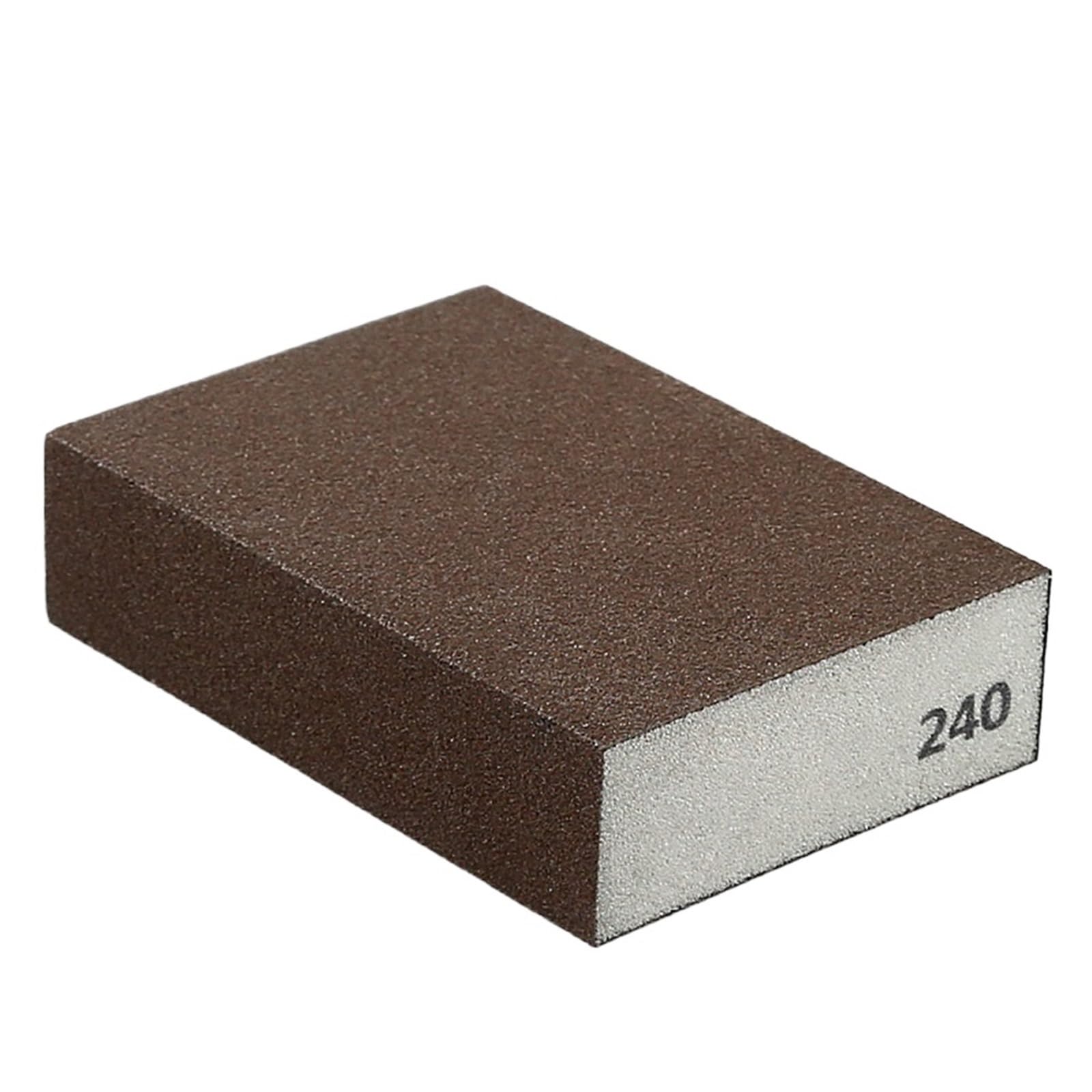 Sanding Sponge Blocks Grit 60 80 100 120 180 240 320 Wall Grinding Sand Block Sandpaper Model Paint Polished Brick For Metal Wood(240)
