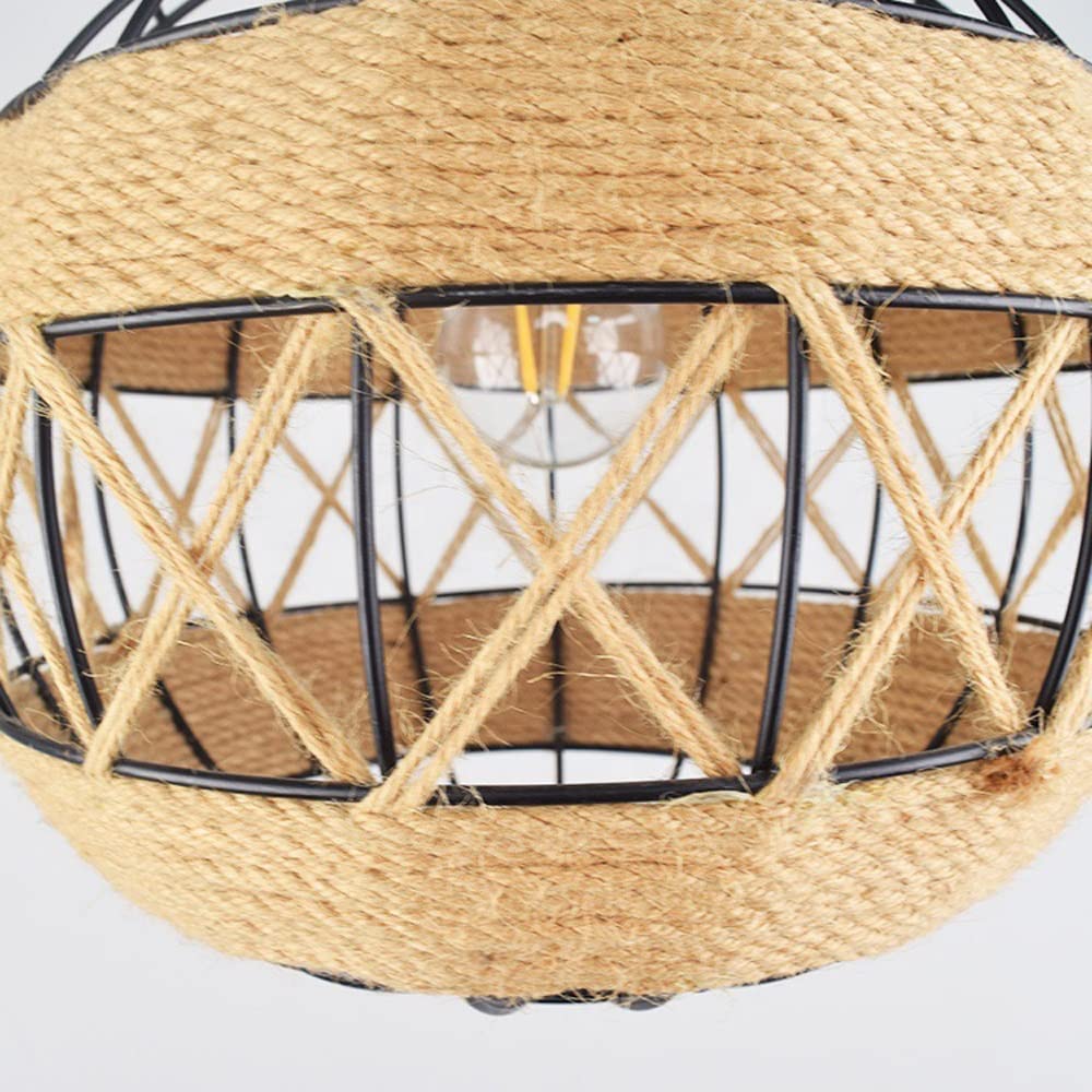 Przemysłowa lampa wisząca klatka