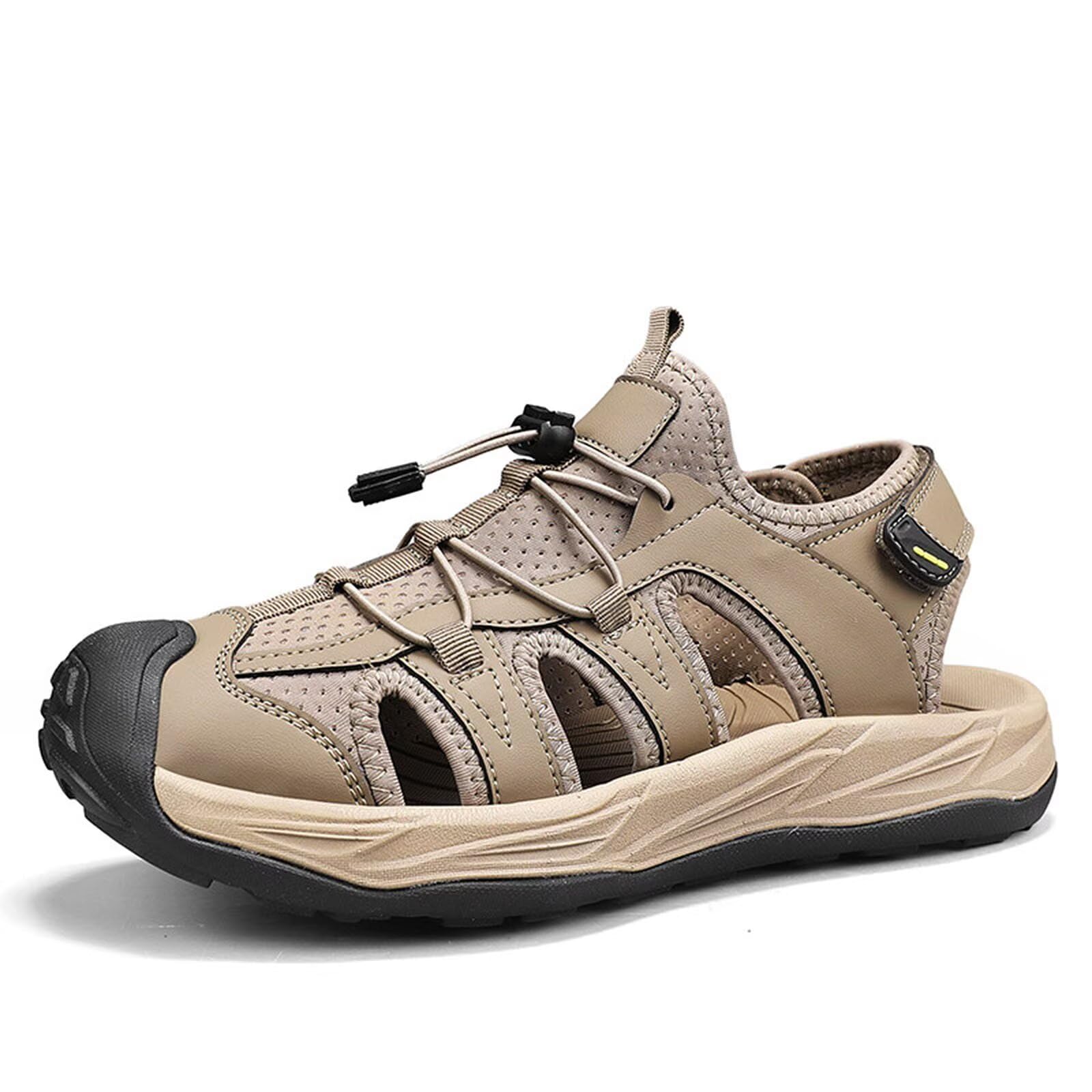 Rivccku Hombre Sandalias Deportivas Verano Sandalia de Senderismo Exterior Antideslizantes Casual Trekking