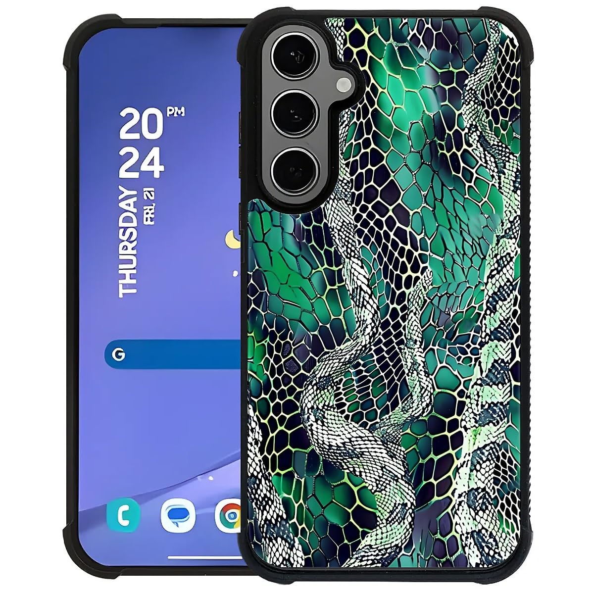 CARLOCA for Samsung Galaxy S24 Plus/S25 Plus Case, Ultra Protection Shockproof Soft Silicone TPU Non Slip Back for Samsung Galaxy S24 Plus/S25 Plus