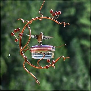 BINGLI Hummingbird Feeder - Red Berries Hummingbird Feeder, 3.4oz Hanging Hummingbird Feeder for Outdoors, Fruit Berry Bird Feeder, Bird Feeder for Balcony Garden Backyard Decorative