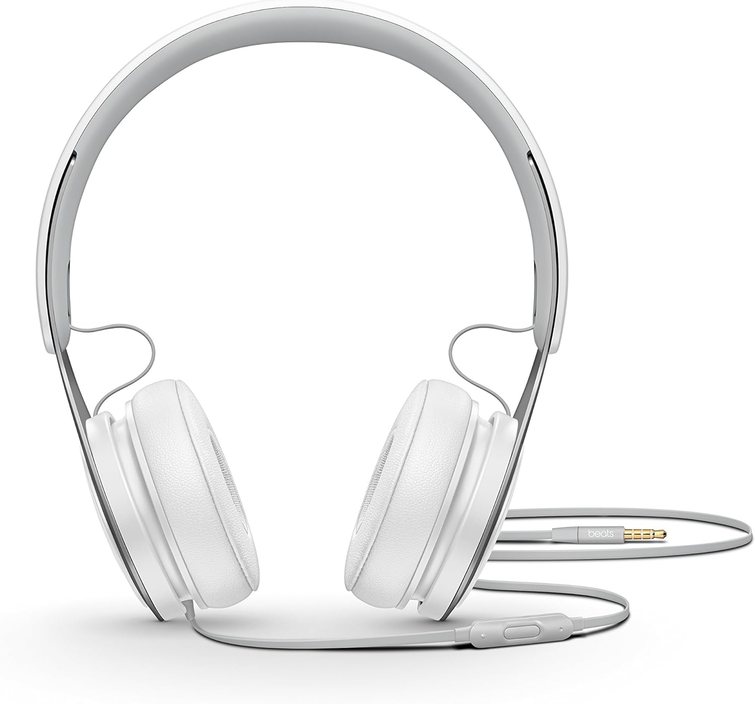 Beats Ep Wired On-Ear Headphones - Battery Free for Unlimited Listening, Built in Mic and Controls - White