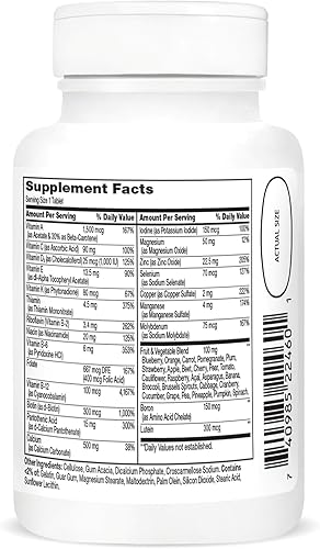 Miniatura 8 de 21st Century Wellify - Multivitaminas con minerales para mujer, más de 50 unidades, 65 unidades (22460)