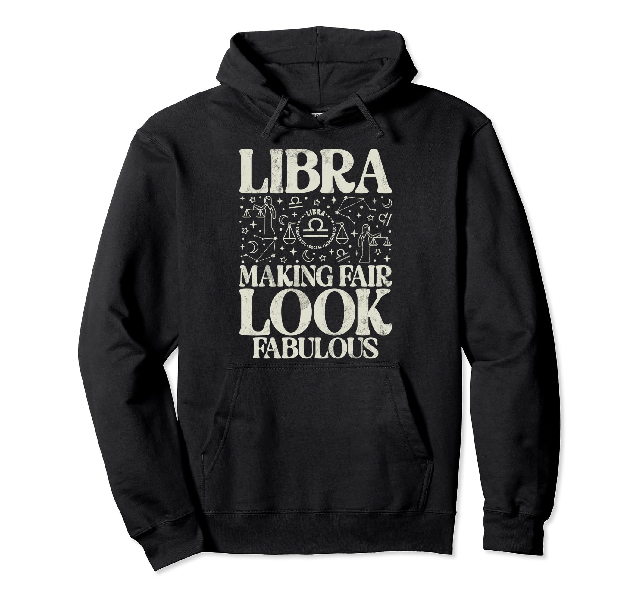 Making fair look fabulous Libra Pullover Hoodie