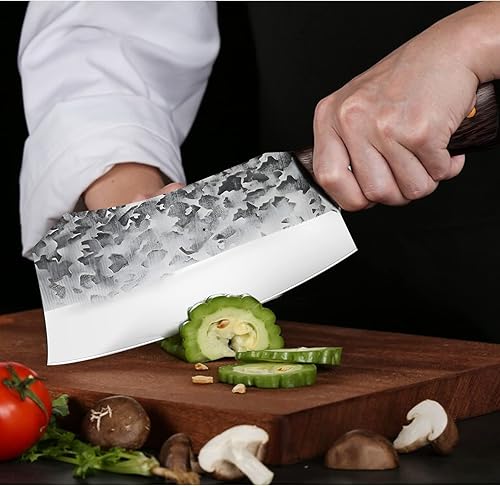 Miniatura 7 de ZENG Cuchillo de carnicero para carne, cuchillo de carnicero, cuchillo de cocina resistente, cuchillo de cocina de acero inoxidable para cortar
