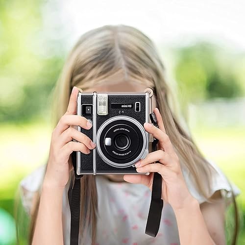 Miniatura 4 de MUZIRI KINOKOO Instax Mini 40 - Funda transparente compatible con cámara instantánea Fuji Instax Mini 40  Polaroid Mini 40 - Carcasa rígida de PVC