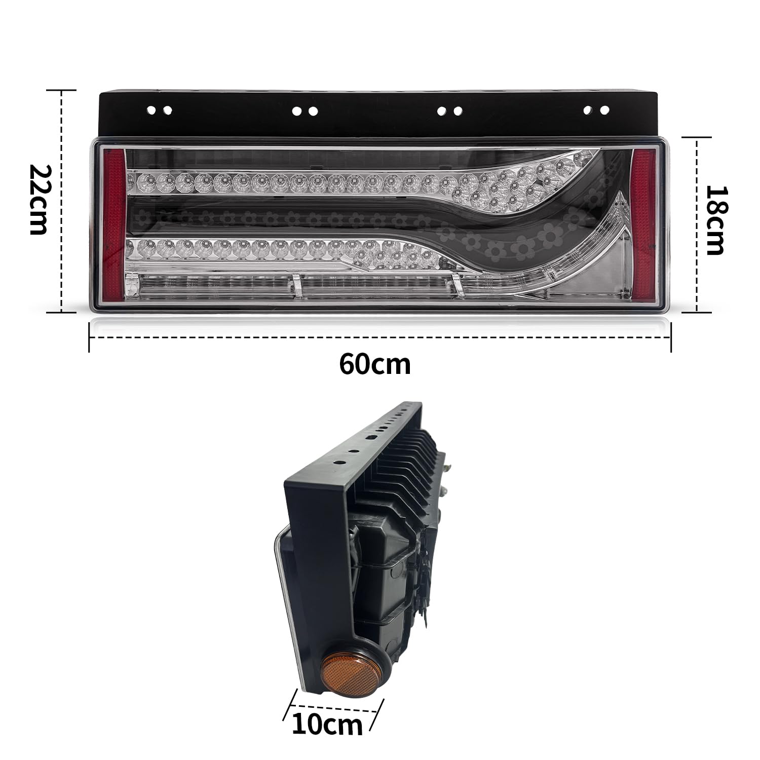 Amazon | トラックテールランプ LED リアコンビネーションランプ24V