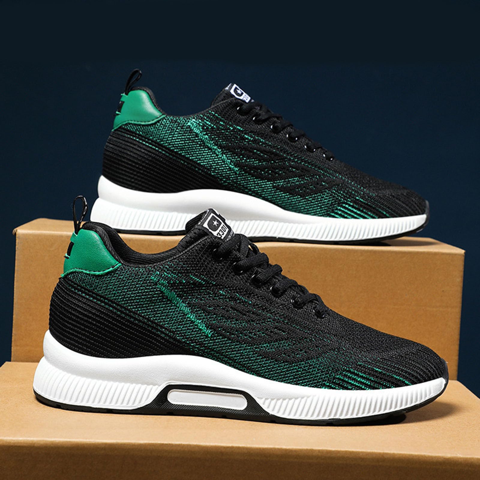Zapatillas Running Hombre Gimnasio, Zapatillas Deportivas Hombre Casual, con Alzas Informales Malla Ligeras Transpirables con Cordones Y TacóN ElevacióN Oculto 10 Cm Zapatos Shoes