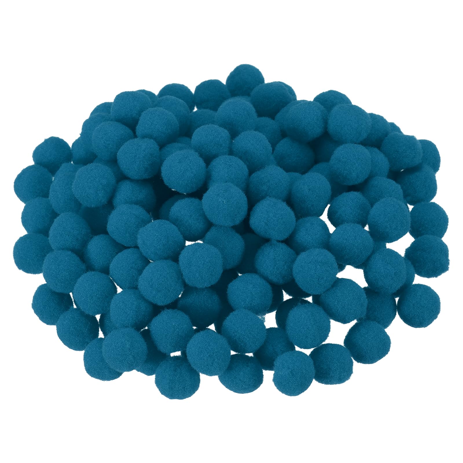 PATIKIL 0.8inch Pom Poms for Crafts, 150Pcs High Elastic Fuzzy Pastel Balls for Art Supplies DIY Creative Craft Material Handicraft Decorations, Deep Blue