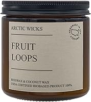 Vista 22 de Macarrón de Almendra Velas Perfumadas Arctic Wicks de Coco y Cera de Abeja Vela de Ámbar No Tóxica de 16oz para Decoración de Otoño