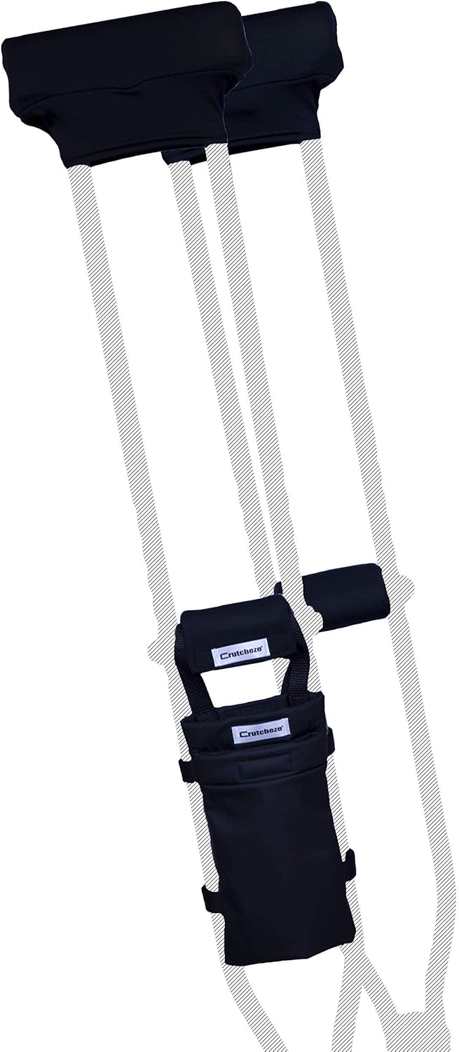 Crutcheze Crutch Pad and Bag Set Premium USA Made
