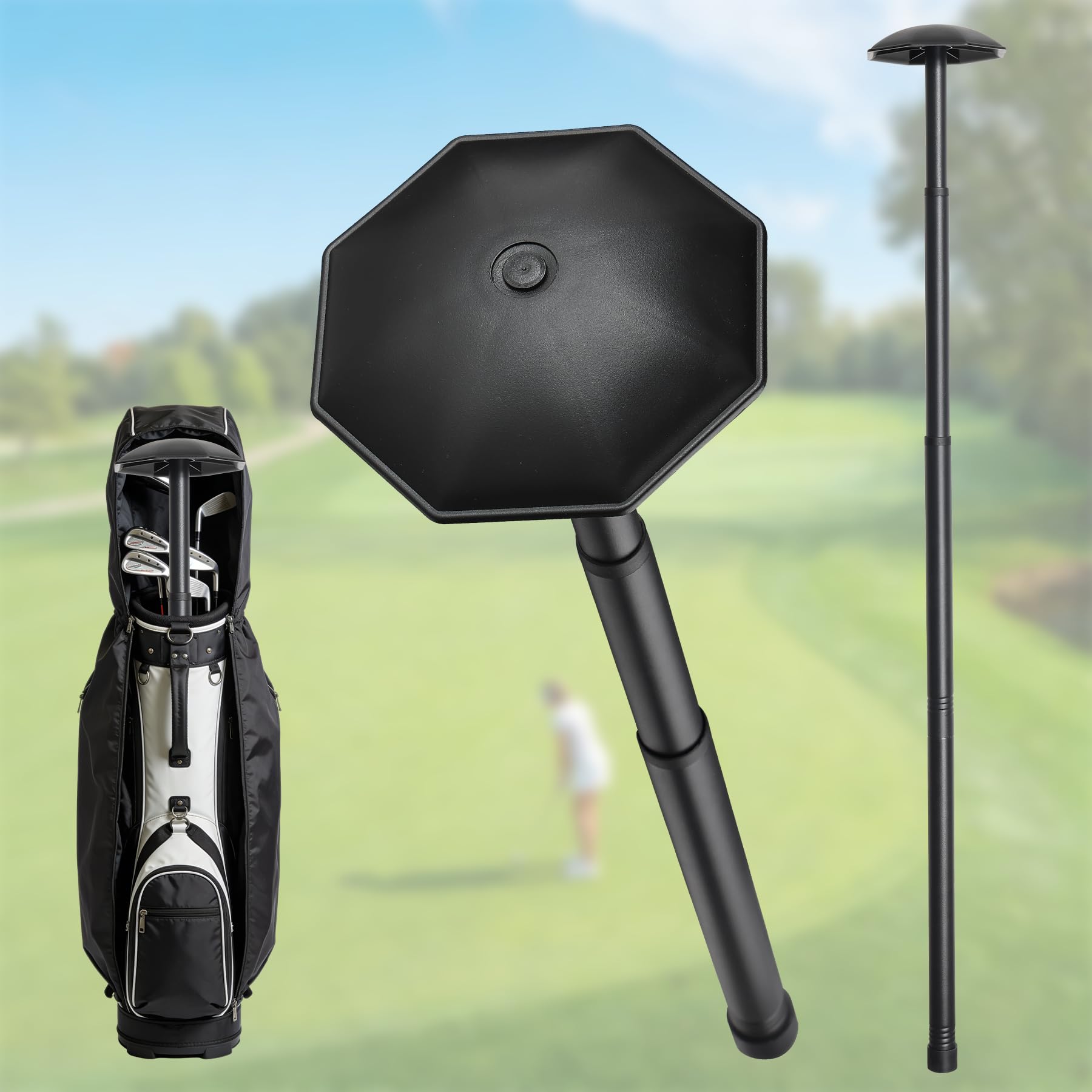 Photo 1 of BeBecome Golf Travel Bag Support Pole, Adjustable 28-42"