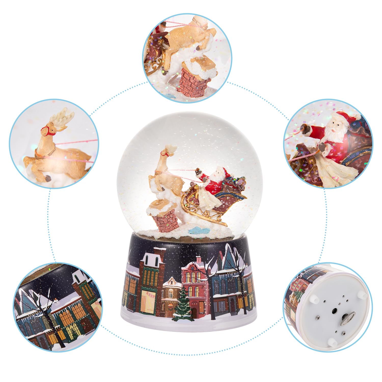Snapklik.com : Snow Globe Gift For Birthday, Collectible Real Glass ...