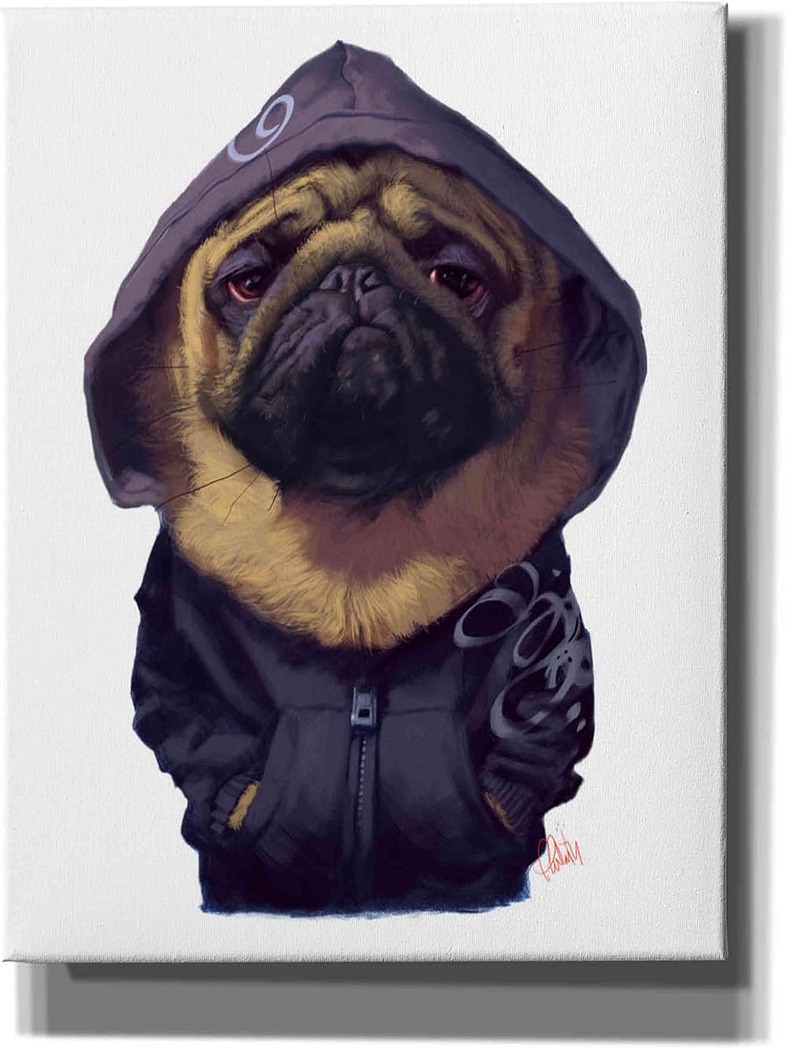 Epic Graffiti 'Homie' by Thomas Fluharty, Giclee Canvas Wall Art, 26"x34"