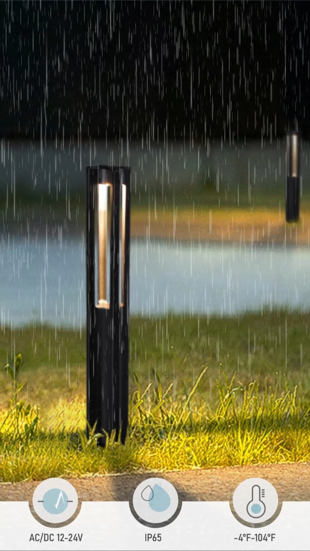 LEONLITE 12-Pack Low Voltage Path Lights, 3W LED Landscape Pathway