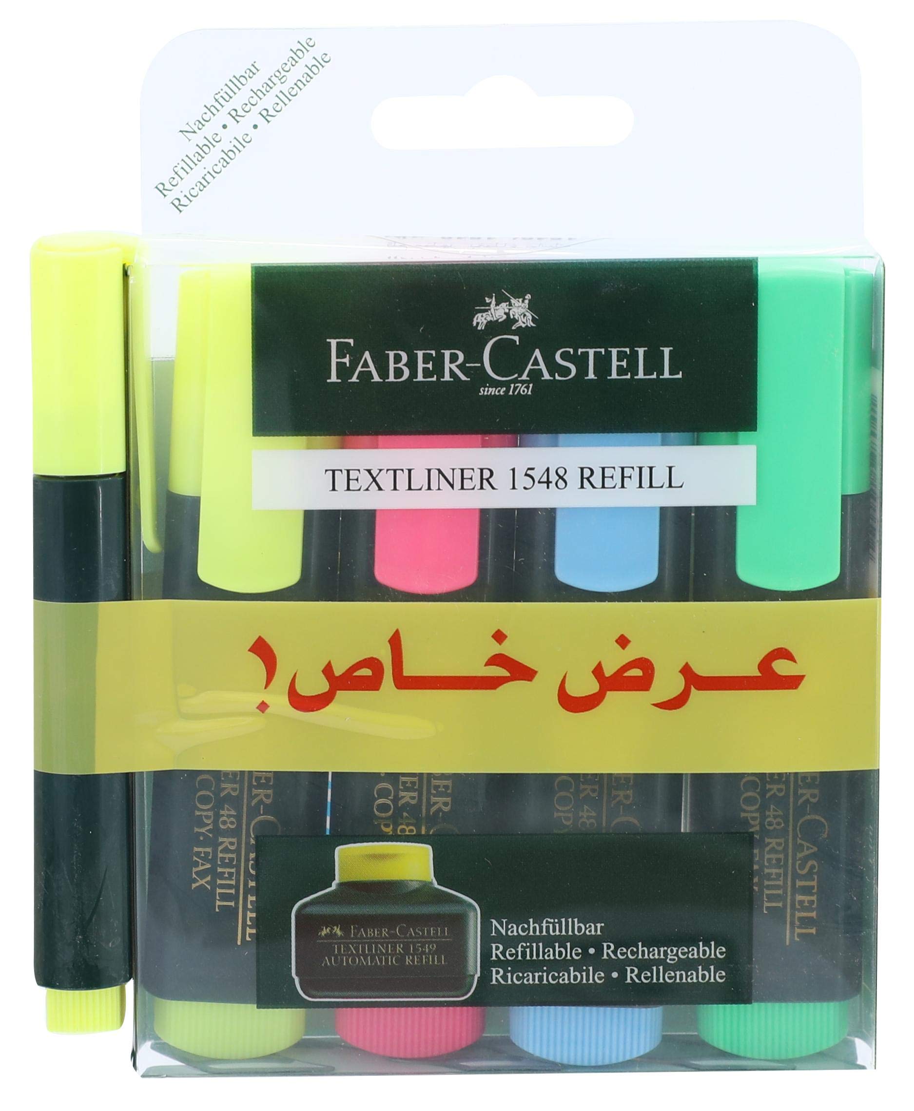 Faber-Castell Highlighter Set of 5