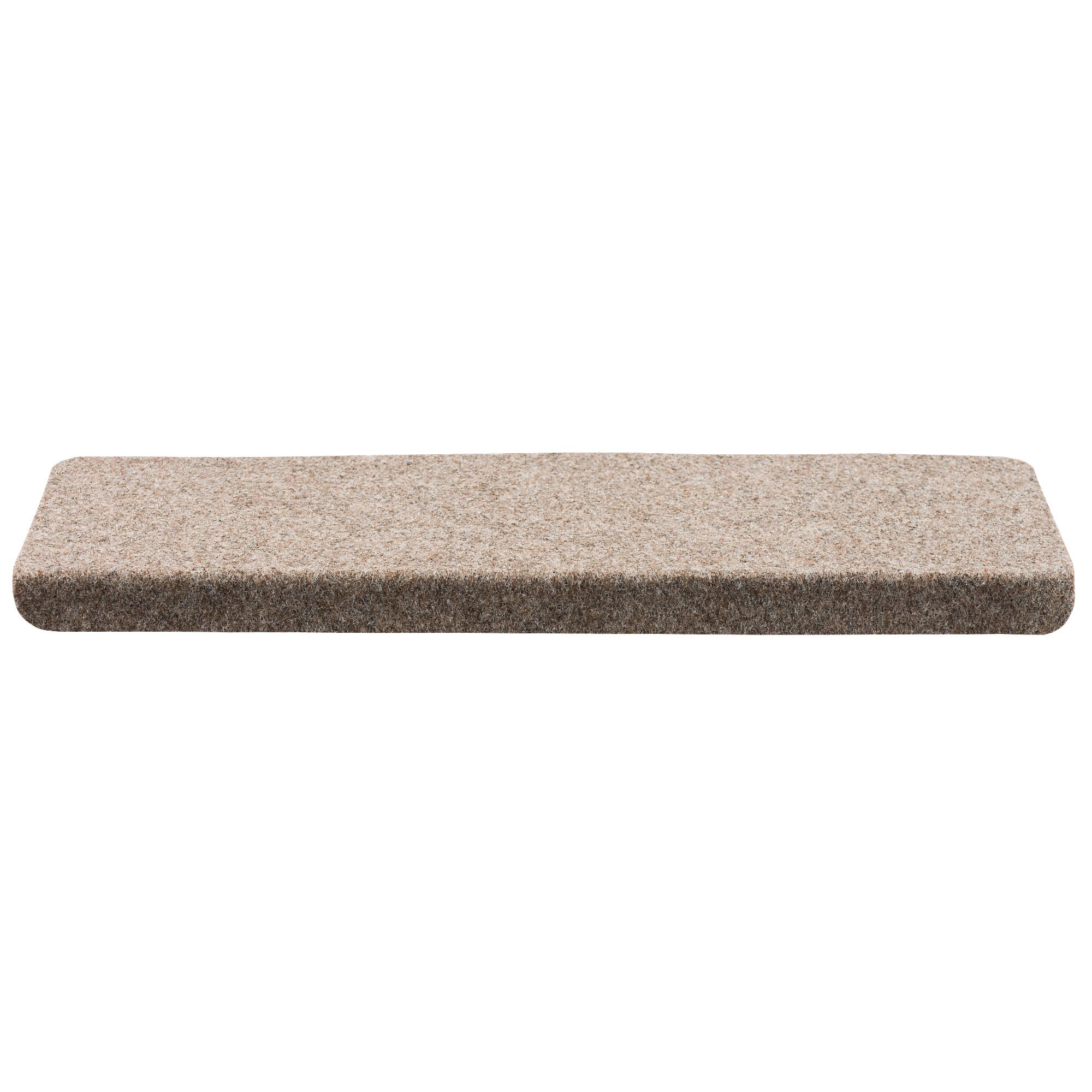 Pergamon Trend Nadelfilz Stufenmatte Bent Beige Braun Mix (eckig) einzeln oder im 15er Set
