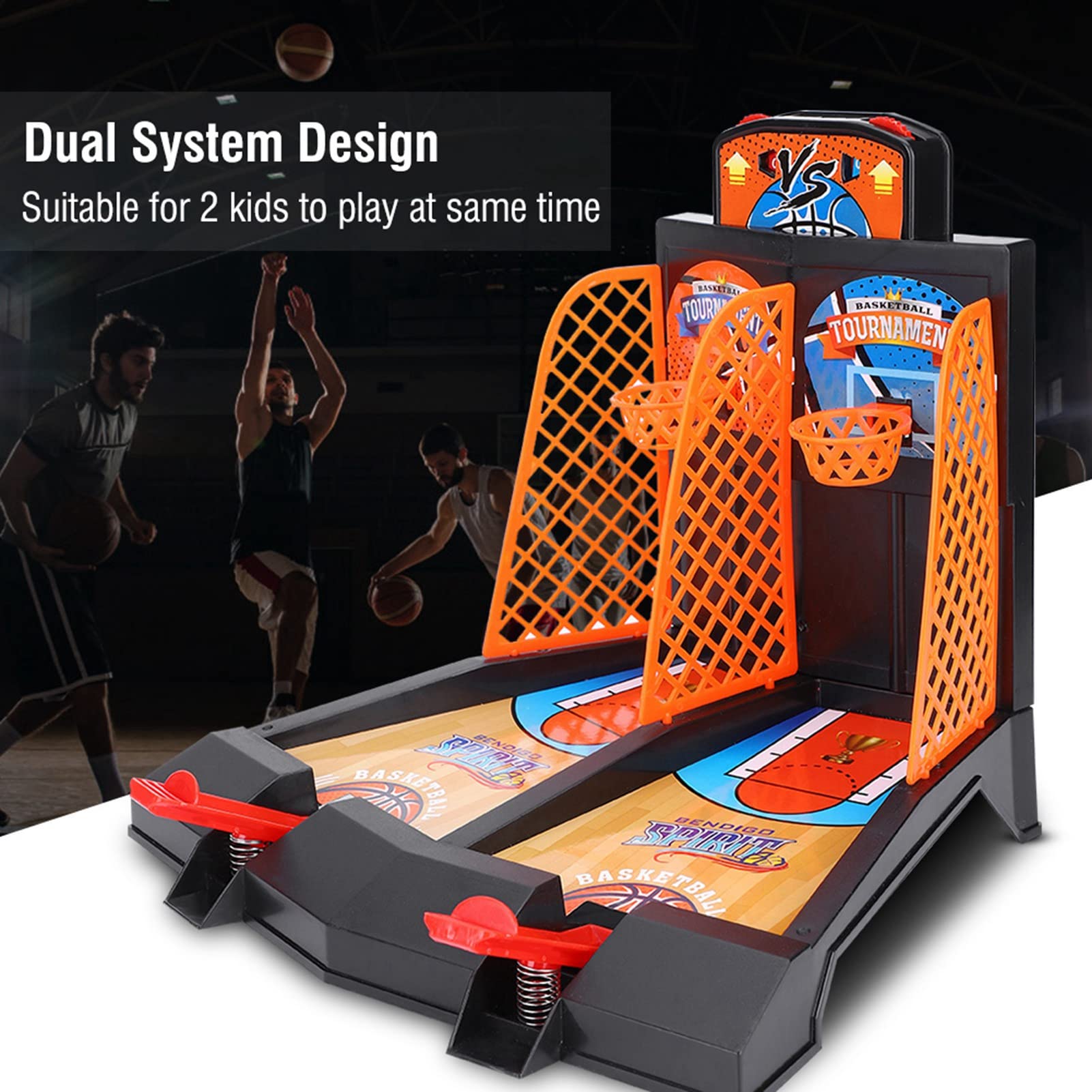 RiToEasysports Desktop Basketball Game,Kids Shooting Basketball Toy Tabletop Game Desktop Board Shooting Hoop Basketball Toys Set Adult Basketball Games