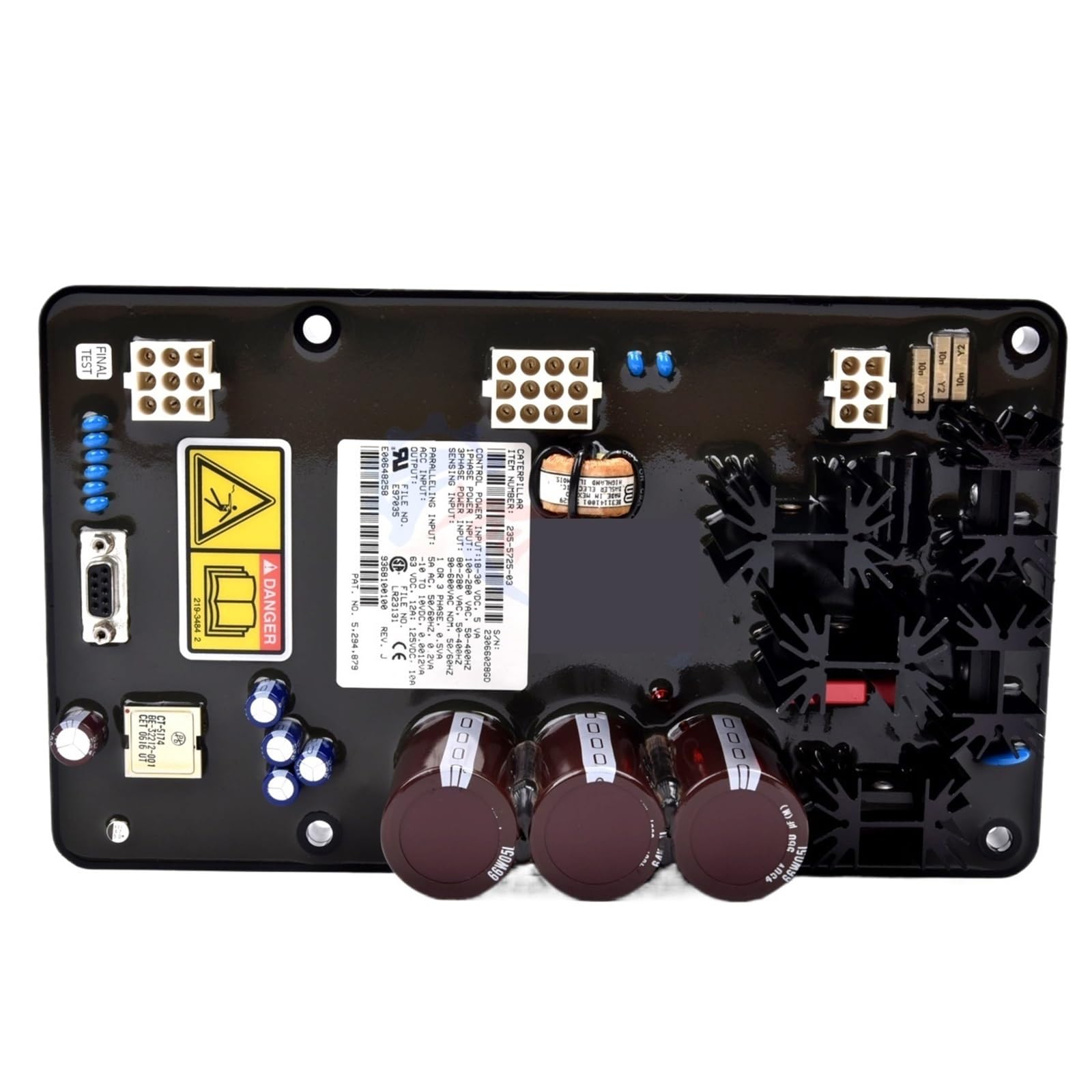 1 pièce 235-5725-03 Ensemble de remplacement de générateur diesel Régulateur de tension automatique Stabilisateur Groupe électrogène Équipement électrique