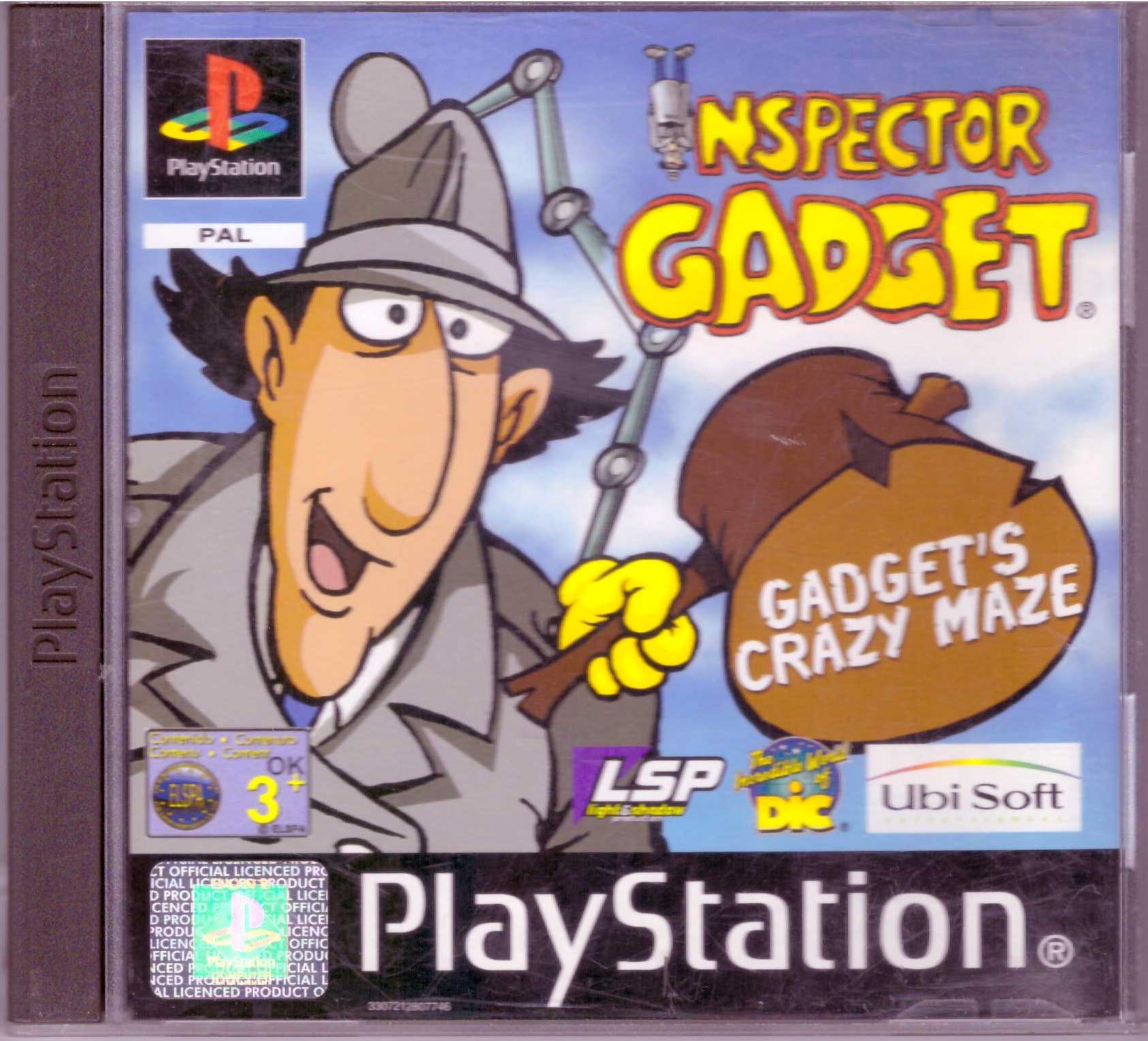 Jeu Inspecteur Gadget Panique dans le Labyrinthe PS1 PlayStation 1 Complet Retro Ubi Soft - Jeux vidéo