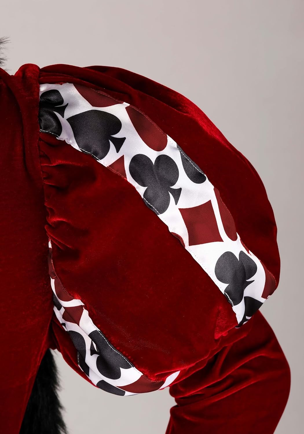 Men's Plus Size King Of Hearts Costume | Adult Halloween Wonderland Tunic, Pants, Cape, Belt, Gloves, Crown - Image 6