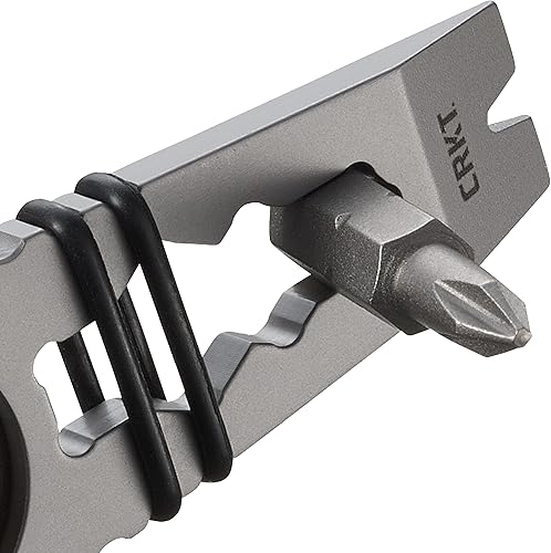 Miniatura 7 de CRKT Herramienta de llavero cortador de palancas: Multiherramienta duradera y ligera para transporte diario, acero inoxidable, 9913