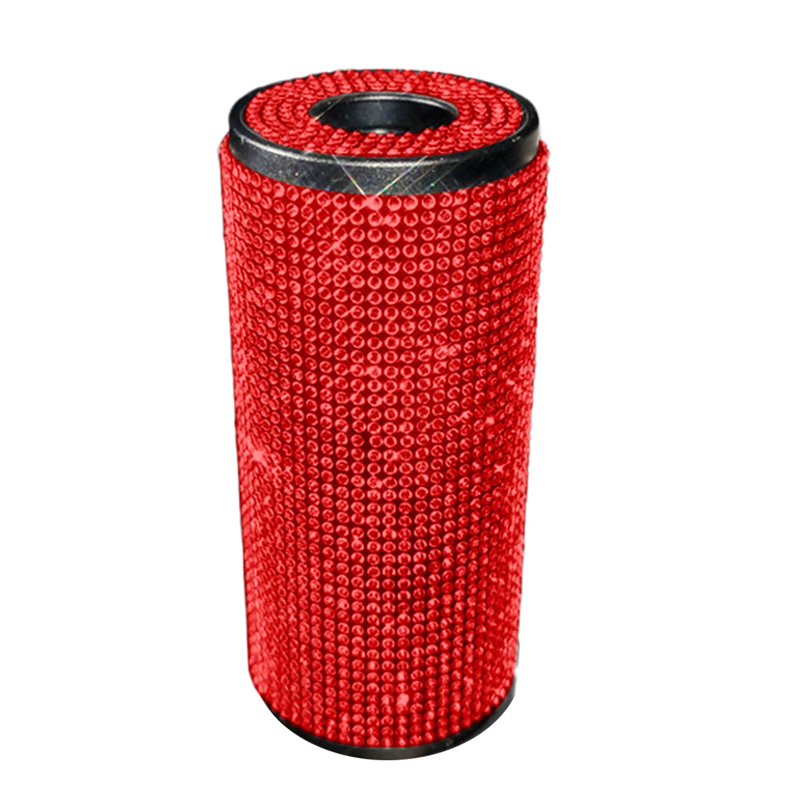Luxurious Rhinestones Car Tissue Container Napkins Box Fashion Auto Napkins Holder Paper Storage Box for Commuting & Tra Car Interior Decors