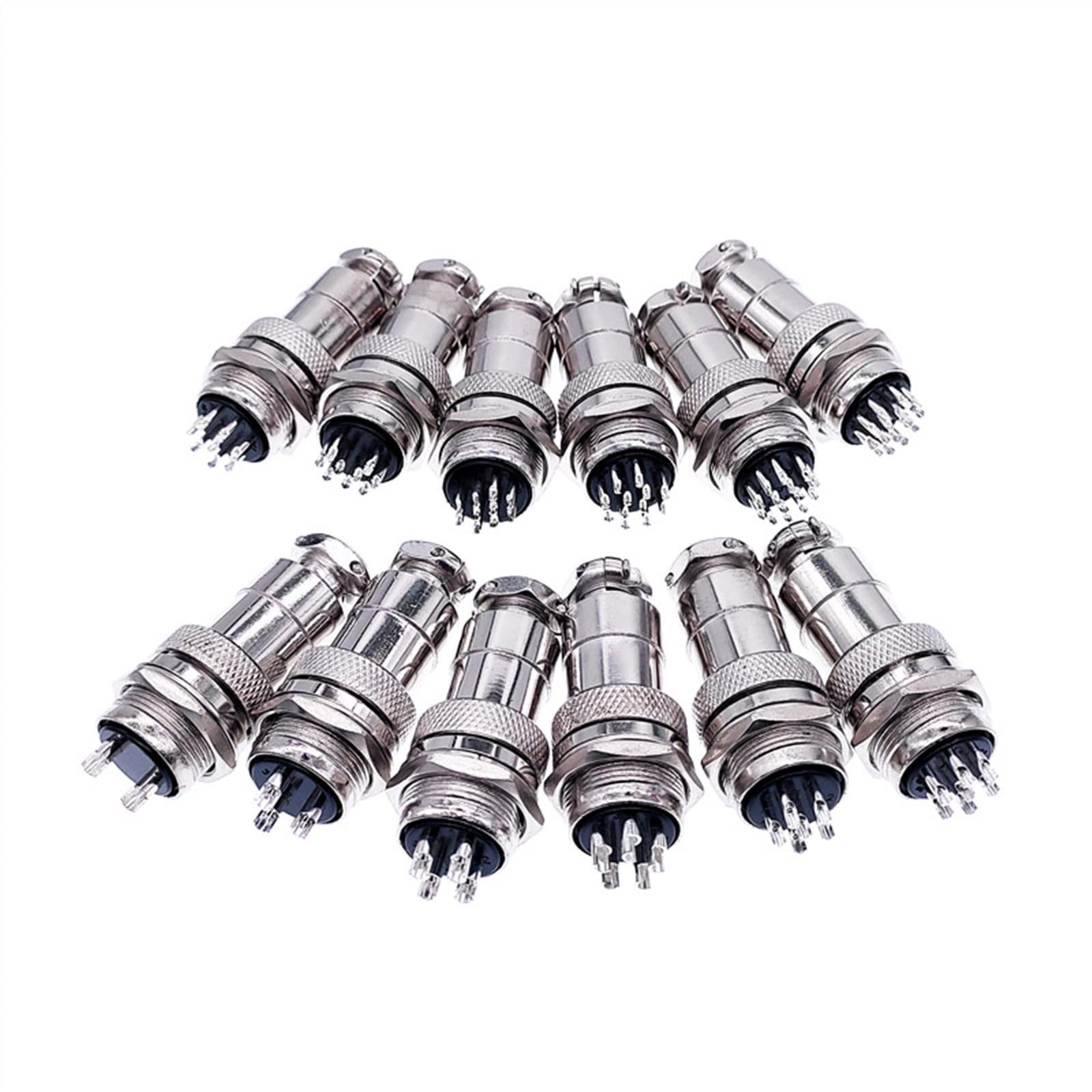 Conector de aviación GX20 para reparar maquinaria con enchufe de 12 pines