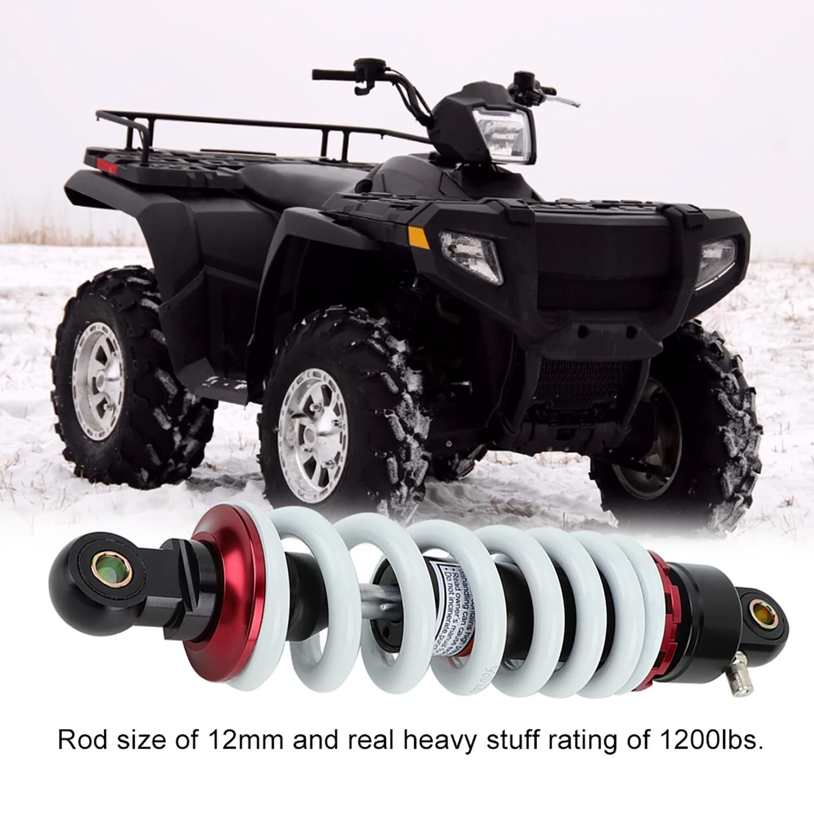 EVGATSAUTO amortyzator tylnego zawieszenia 290mm sprężyna zawieszenia tylnego amortyzatora pasuje do Dirt pitbike ATV sprężyna tylnego amortyzatora