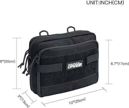 Miniatura 3 de EXCELLENT ELITE SPANKER Bolsa táctica Molle administrador organizador de utilidad EDC bolsa médica utilidad EDC bolsa de herramientas con correa