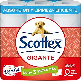 18 rollos (cunden como 54) - Scottex gigante papel higiénico