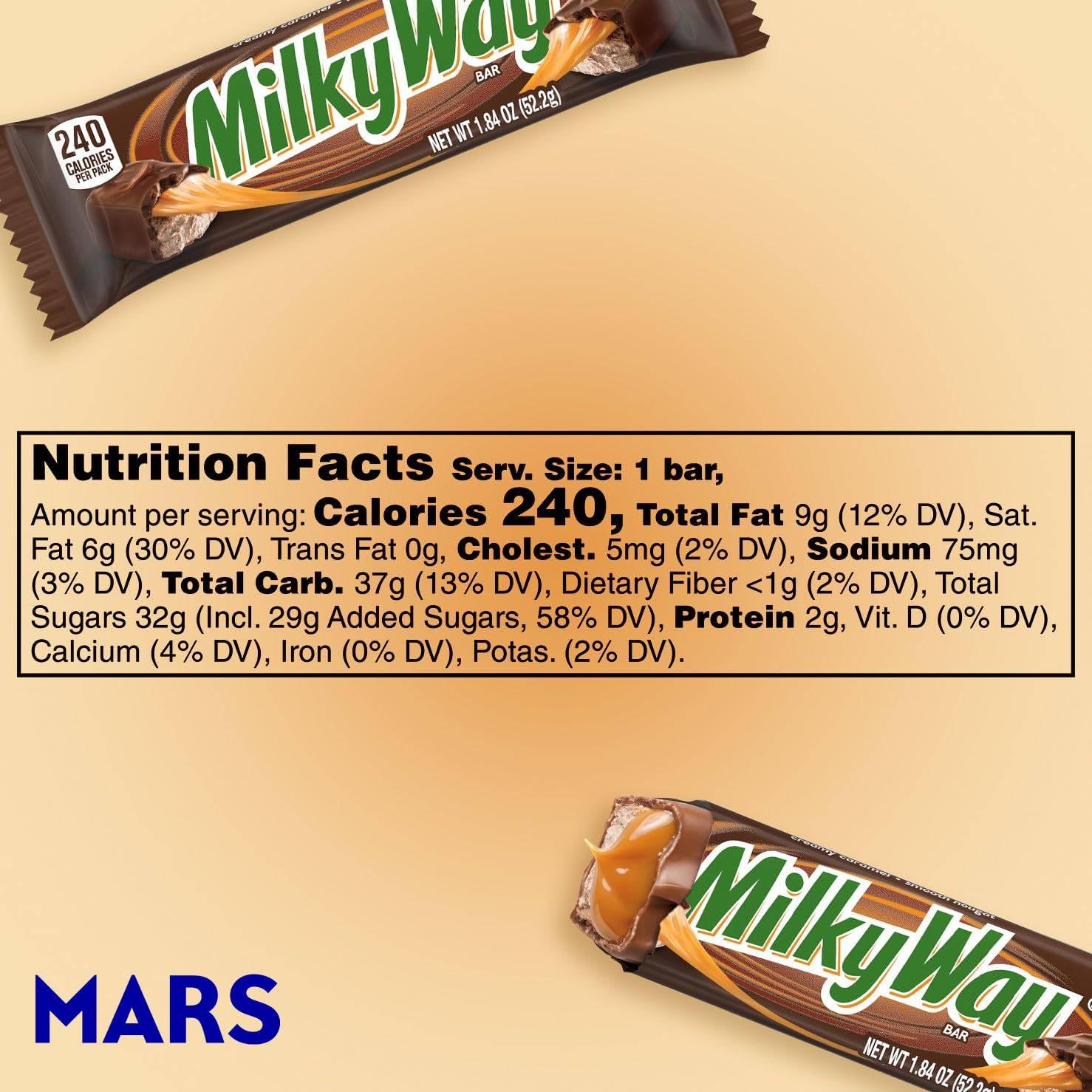 Milky Way Pacote A Granel de Barras de Chocolate Ao Leite Doce