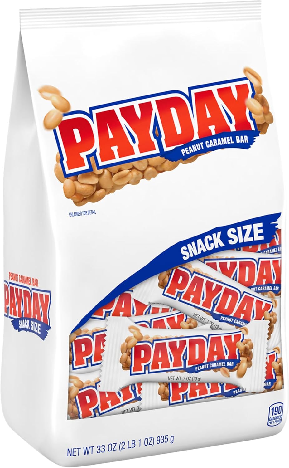 PAYDAY Peanut Carel Sna Size, Candy Bulk Bag