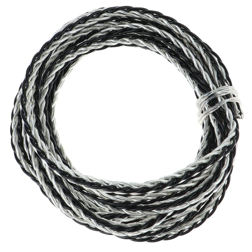 10x7n occ copper wire, diy hifi audio cable for earphone 2m black and silver| headsets| cell phone accessories |cell phones & accessories