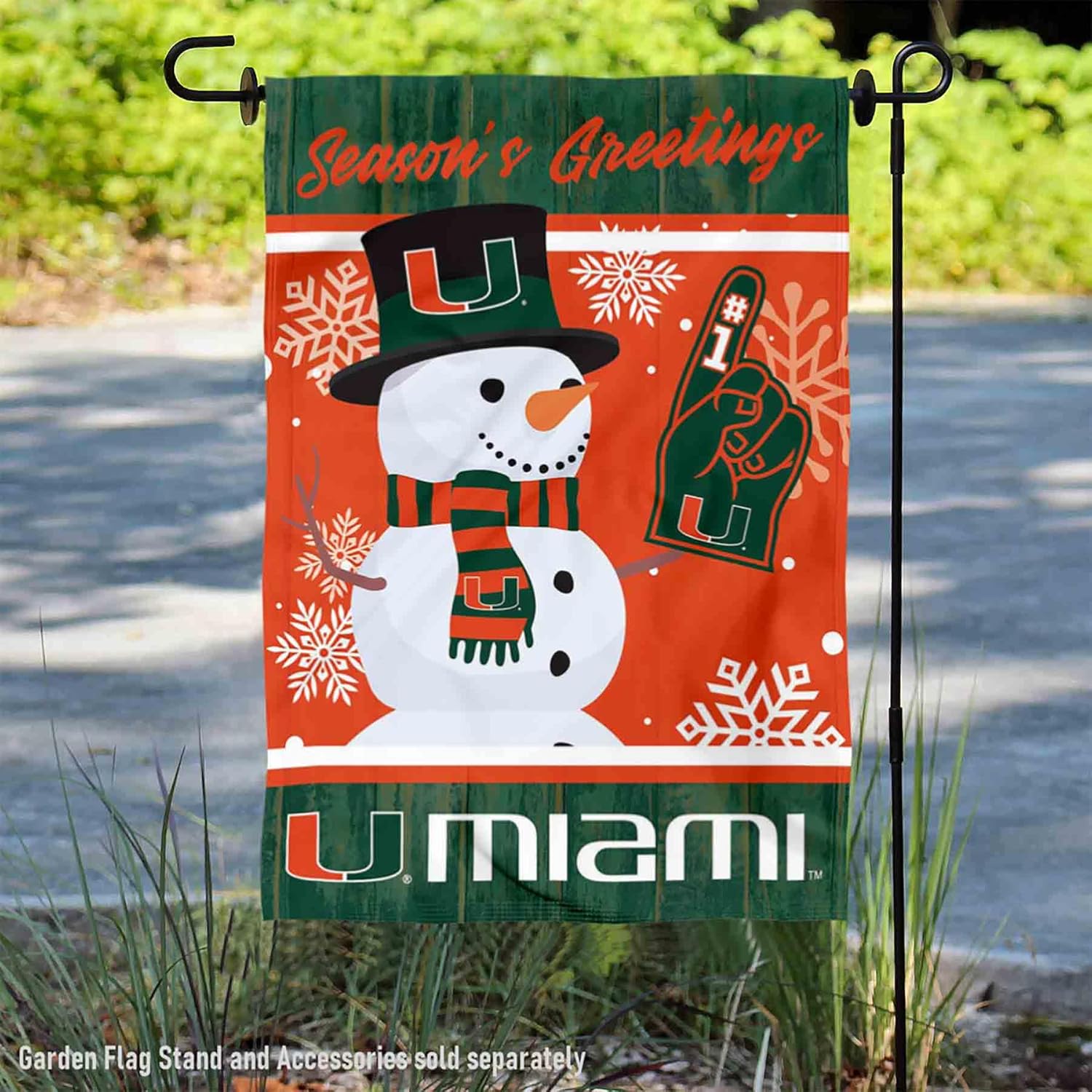 Hurricanes Holiday Winter Snow Garden Banner Flag