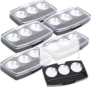 10Pcs Empty Eyeshadow Tray Box with Aluminum ...