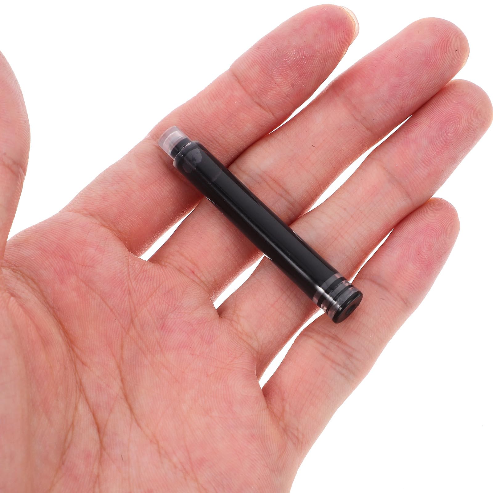 Alipis Ricariche Inchiostro Design Semplice 100 Pezzi per Penna Stilografica Portatile e Leggero Nero per Ufficio e Scuola